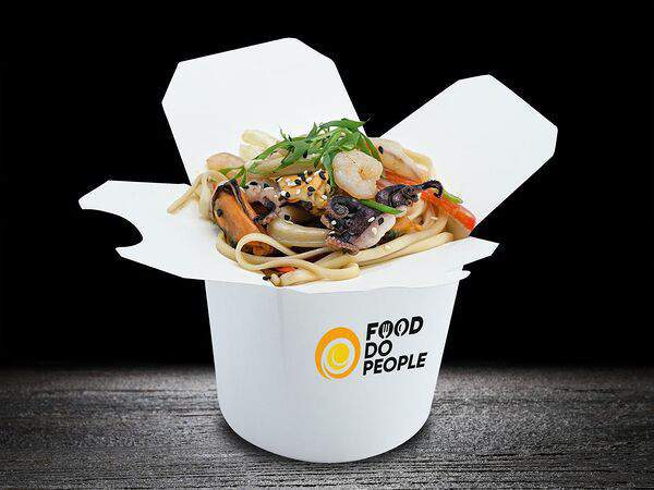 Food Do People - С морепродуктами с соево-чесночным