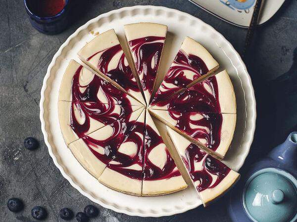 Десерт Коллекция - 1,2кг Чизкейк Нью-Йорк с черникой Стандарт