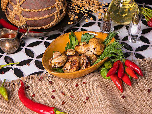 Загляни генацвале - Шампиньоны на углях