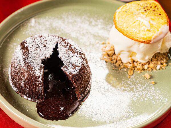 Чайхана Баклажан - Шоколадный фондан