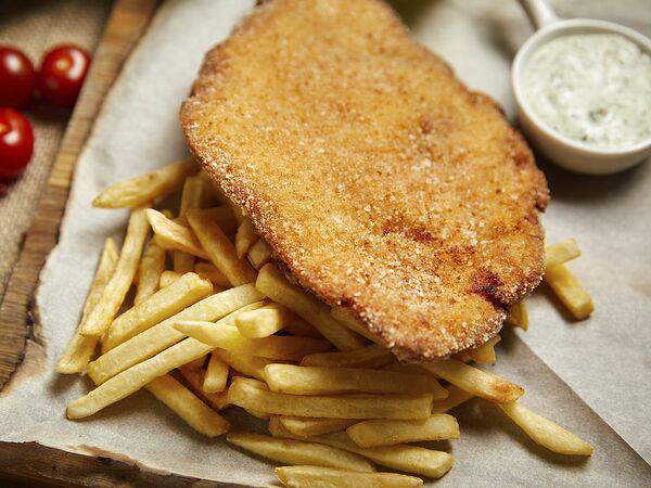 Штаны - Шницель куриный с гарниром