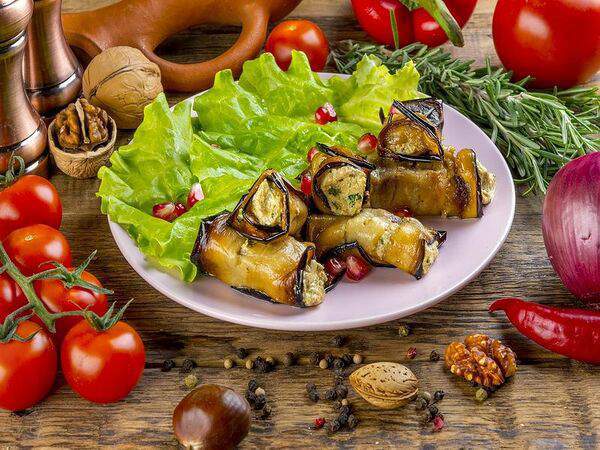 Шуша - Рулетики из баклажанов