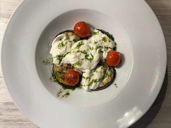 Траттория la casa - Баклажаны гриль со Страчателлой