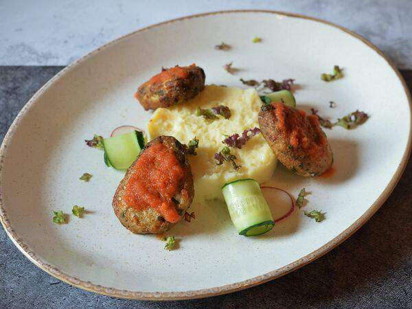 Сад On line - Котлеты из судака с картофельным пюре