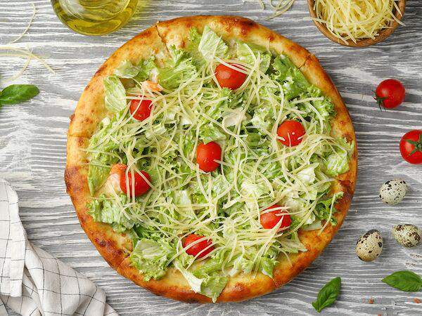 Pepechole - Пицца Цезарь с креветками