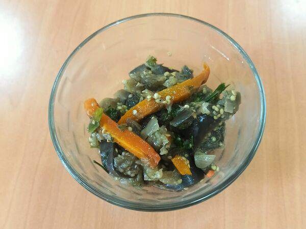 Обеды на Баррикадной - Баклажаны по-корейски