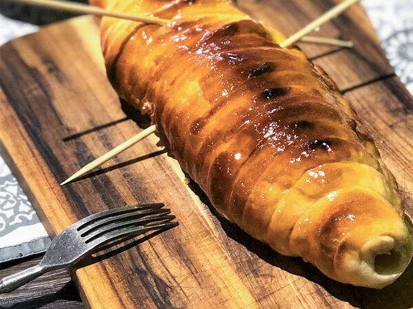 Мелограно - Хачапури на шампуре