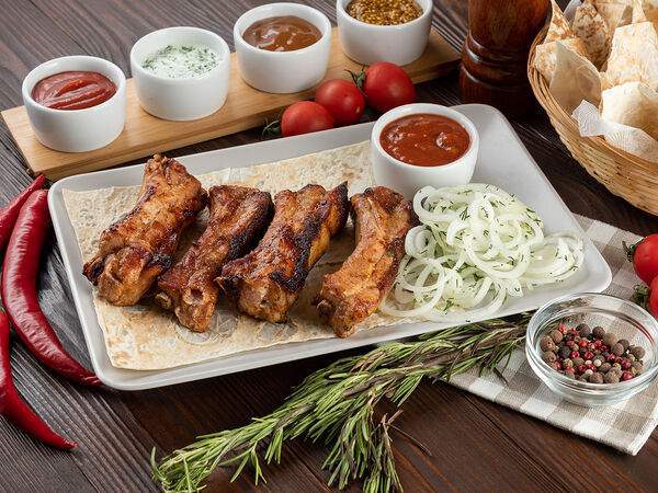 Мясной ресторан Beef & Fire - Шашлык из свиных ребрышек