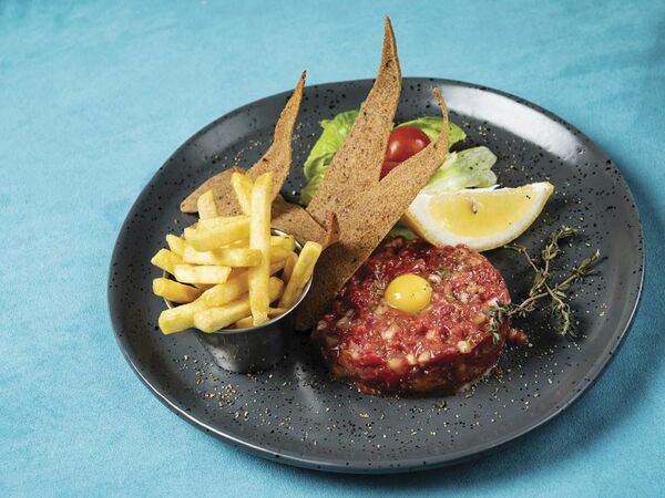 Чайхана Баклажан - Тартар из говядины