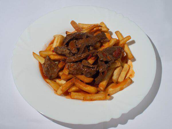 Тандыр - Бефстроганов с картошкой фри