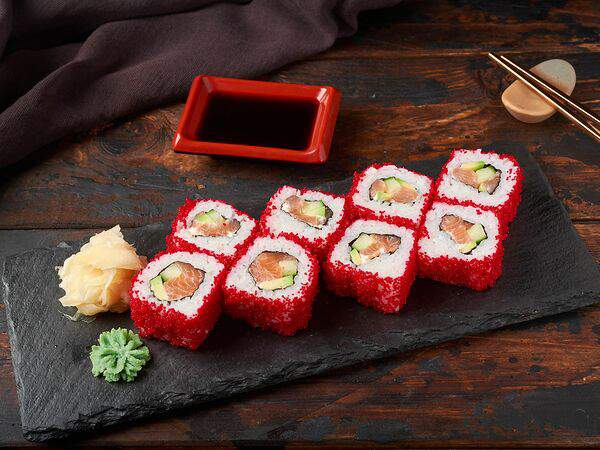 Loft cafe - Калифорния с лососем