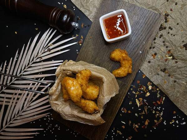 НЕФТЬ еда - Креветки темпура