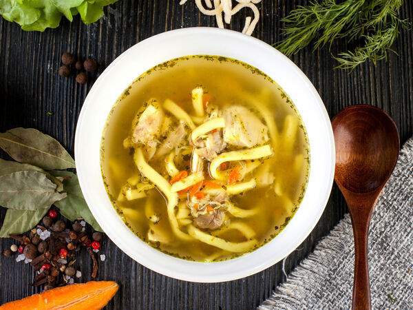 Горячий обед - Суп Лапша с курицей