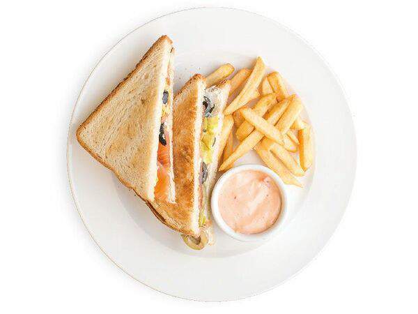 Фёст на Первомайской - Сэндвич с сёмгой