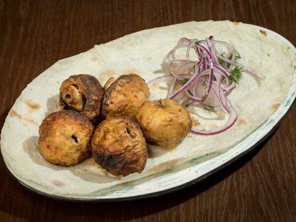 Bbsea jazz club - Шампиньоны на мангале