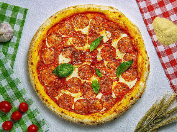 Burrata - Пицца Пепперони