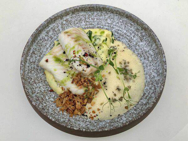 Лето на поляне - Филе мурманской трески с картофельным пюре