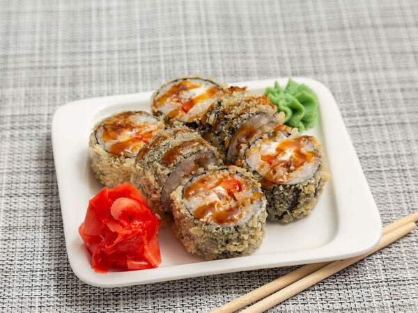 TomYumBar - Ролл Темпура с лососем терияки