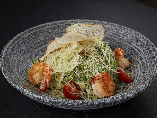 Barcode eda&bar - Салат Цезарь с креветками