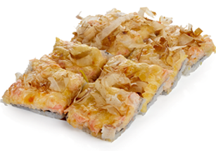 Суши-Сан & Пицца - Ролл японская пицца с морепродуктами