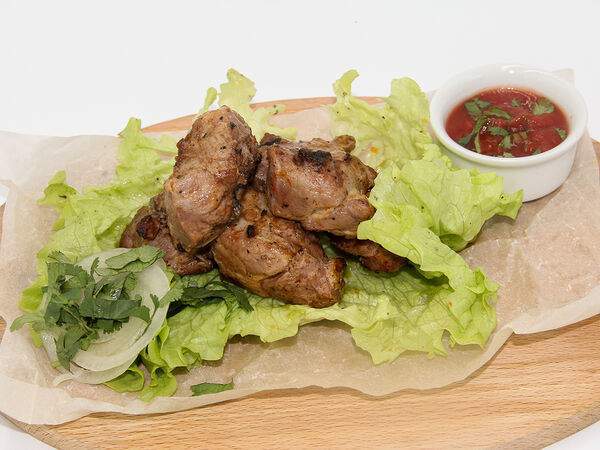 Грильфуд - Шашлык из cвинoй шейки