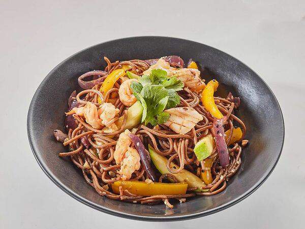 Сушисторис - Гречневая лапша с морепродуктами