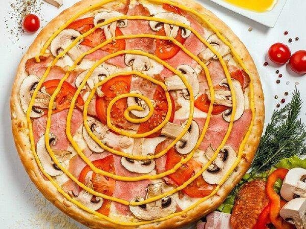 Би Би Суши Пицца - Би-Би пицца на толстом тесте