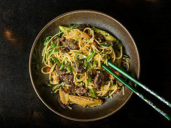 Foodmarket #FaceRoll - Яичная лапша с говядиной