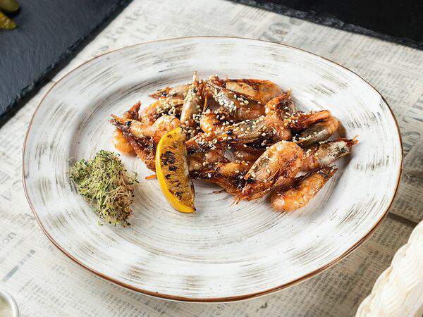 Бар Стакан - Креветки жареные