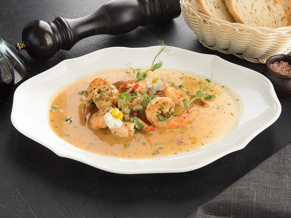 La Scala Trattoria Ignazio - Креветки алио-олио пеперончино с соусом из белого вина