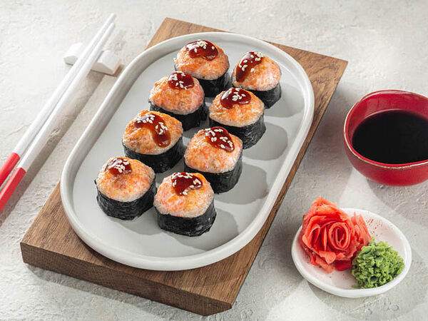 Палки-Скалки - Ролл запеченный с мидиями