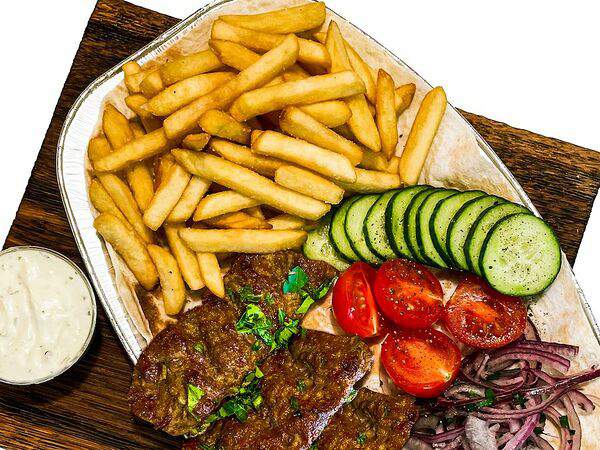 Две печи - Люля-Кебаб из телятины с картошкой фри