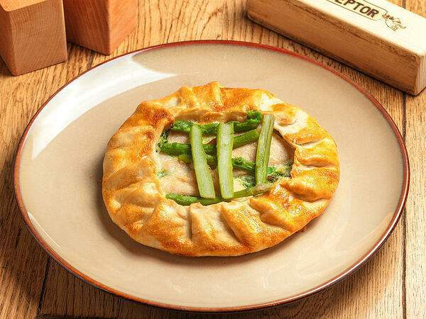 Рецептор - Большой пирог с курицей и шпинатом