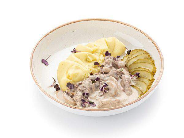 Шоколадница - Бефстроганов с грибами