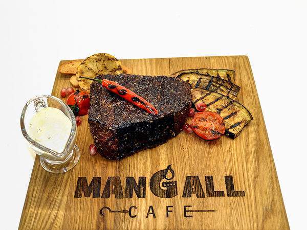 Mangall cafe - Стейк из мраморной говядины на углях