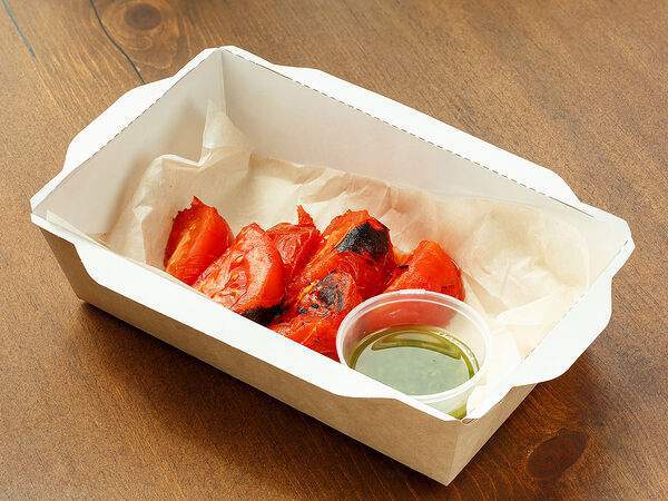 Идеальное сочетание - Печеный томат с базиликом