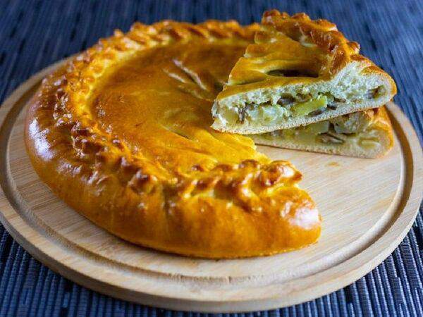 Домашняя пекарня - Пирог с курицей и картофелем