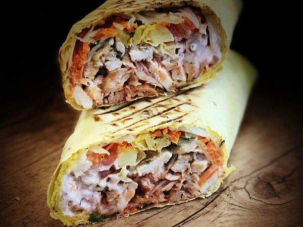 Донер кебаб - БигДонер в лаваше со свининой