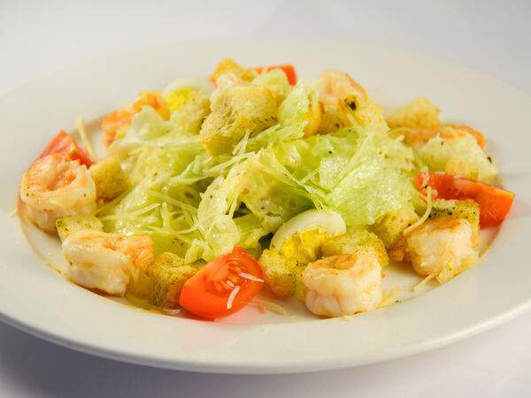 Роллбери - Салат Цезарь с креветками гриль