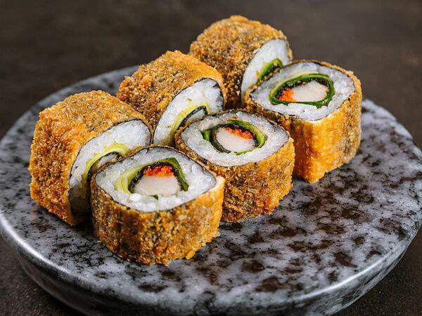 12 - Горячий ролл с гребешком