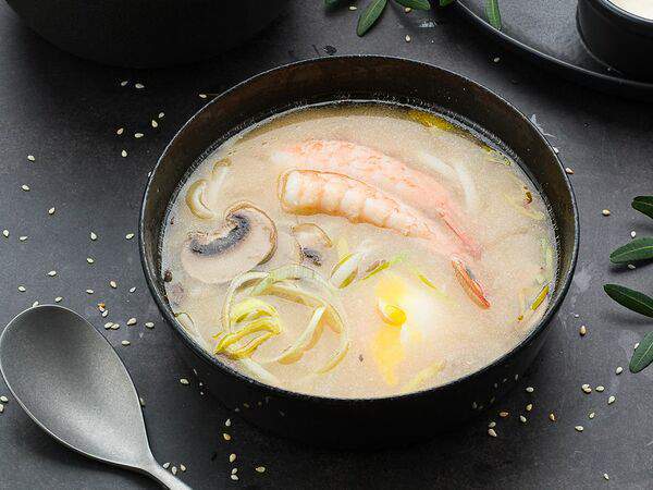 Рыба закусывала - Суп с креветками