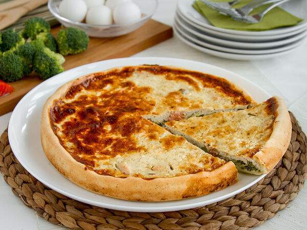 Вот Такие Пироги - Пирог Киш с красной рыбой и брокколи