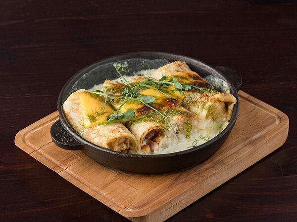 Территория - Блинчики с лососем