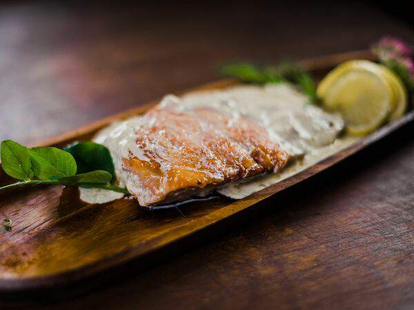 Толстый гусь - Форель в сливках