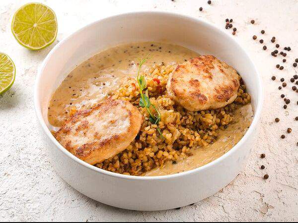 Chalet River Club - Щучьи котлеты с булгуром