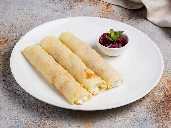 Travelers coffee - Блинчики с творогом