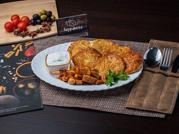 Кафе Терракота - Драники с поджаркой