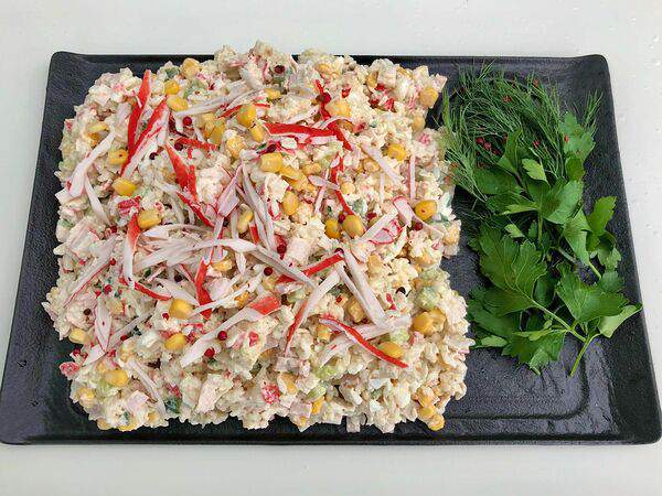 Лето на поляне - Салат Крабовый