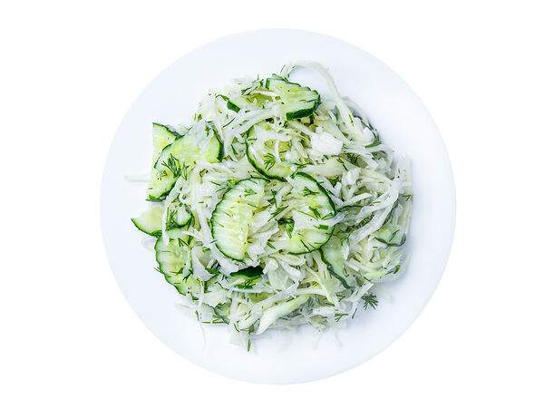 Easy Pizza - Лёгкий с молодой капустой и огурцом