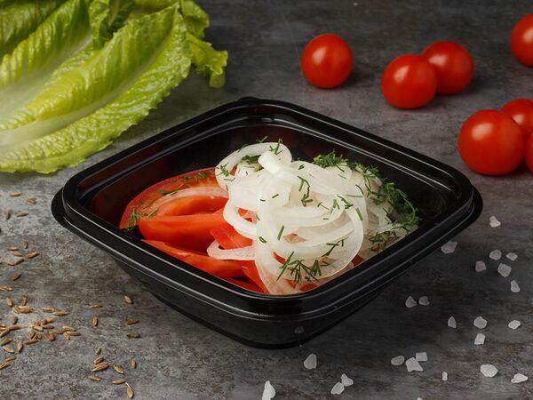 Микс - Салат из помидоров с луком